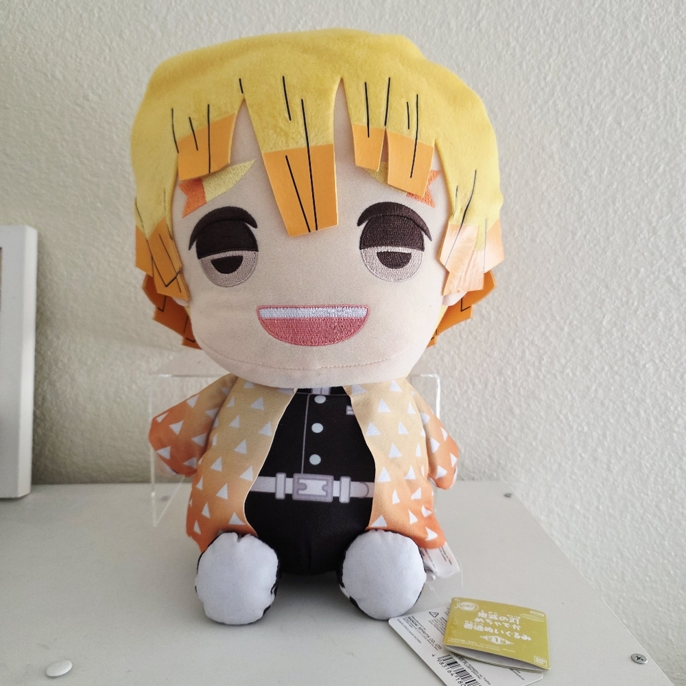 ZENITSU AGATSUMA (DEMON SLAYER) 12" LARGE SITTING PLUSH
